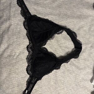 Gilly Hicks Black Lace Bralette.  Like new.  Sold at Hollister
